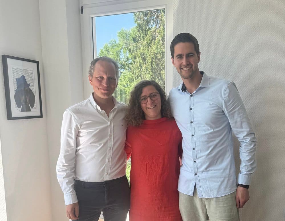 Das Gründerteam von diafania: Michael Brunzel, Vera Meinert und Johannes Peschko